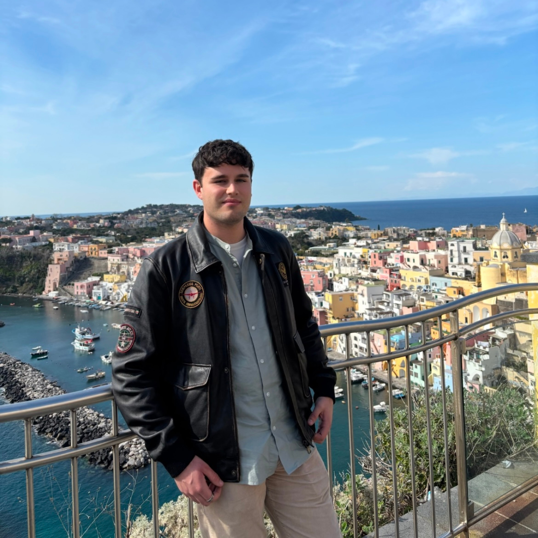 Photo of UConn student Luke studying abroad on the ISI Florence Program in Florence, Italy.